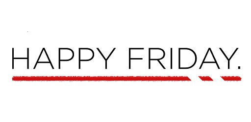 A message that says Happy Friday - higher ed search firm